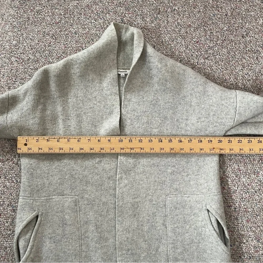 Madewell Rivington Merino Wool Sweater Coat XS